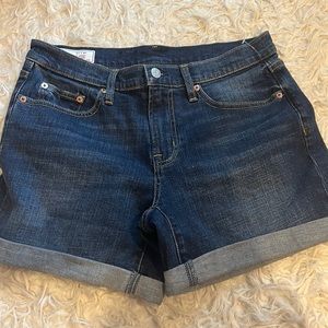 Never Worn Dark Blue Denim Shorts